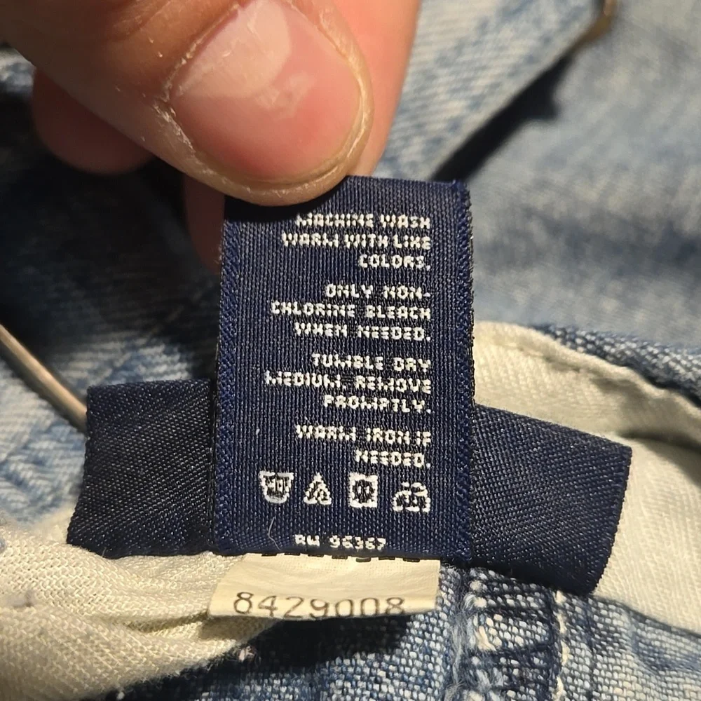 Vintage OshKosh B'gosh Blue Denim Carpenter Overalls for Kids Size 4/4T